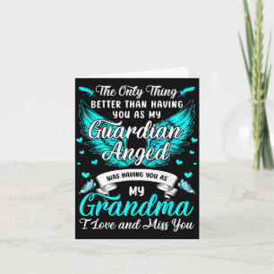 Tarjeta Abuela es Ángel de la Guarda Extraño a mi Abuela E