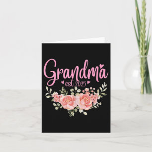 Tarjeta Abuela Est.2025 Floral Amante de las Flores Nana E