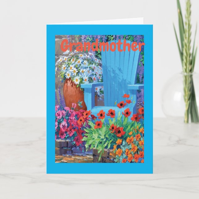 TARJETA **ABUELA** ESTÁS "AMADO" FELIZ CUMPLEAÑOS (Anverso)