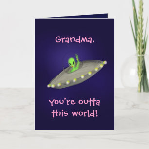 Tarjeta Abuela, ¡estás fuera de este mundo!