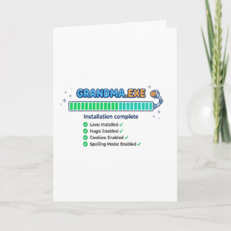Tarjeta Abuela.exe Regalo Divertido para Abuela