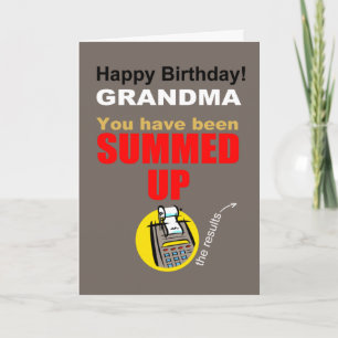 Tarjeta Abuela feliz de cumpleaños