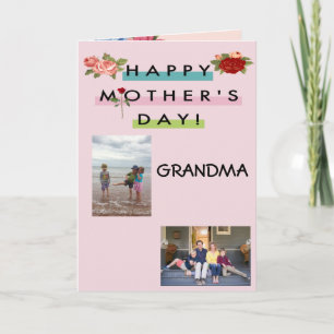 Tarjeta ¡Abuela feliz del día de madre!
