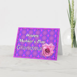 Tarjeta Abuela feliz del día de madre