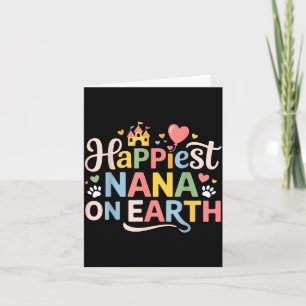 Tarjeta Abuela feliz madres hijo hija más feliz nana o