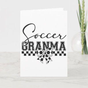 Tarjeta Abuela Fútbol Abuela Fútbol Día de Juego Día de la