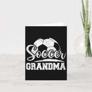 Tarjeta Abuela Fútbol Jugadora de Fútbol Día del Juego Día