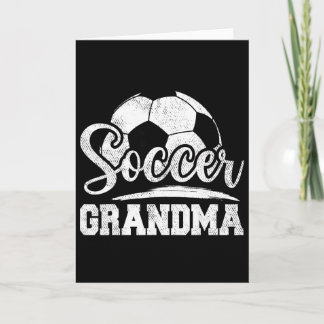 Tarjeta Abuela Fútbol Jugadora de Fútbol Día del Juego Día