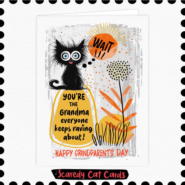 Tarjeta Abuela Gata Miedosa (Subido por el creador)