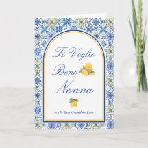 Abuela italiana te quiero Nonna día de la madre