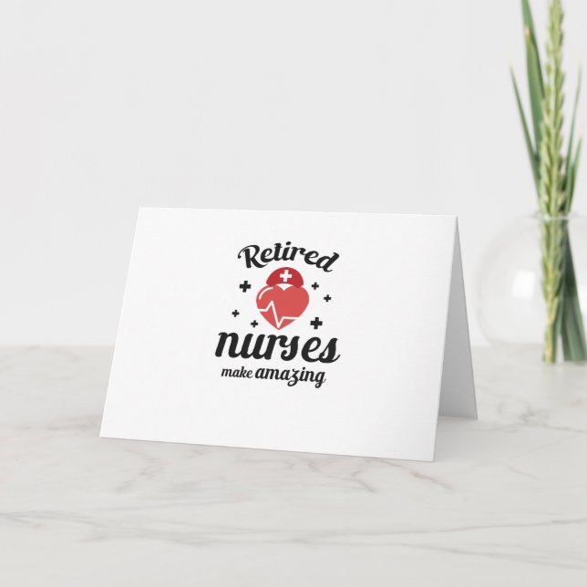 Tarjeta Abuela jubilada Gran regalo Enfermera jubilada (Anverso)
