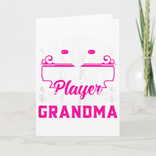 Tarjeta Abuela Jugadora de Hockey Divertida Abuela de Hock