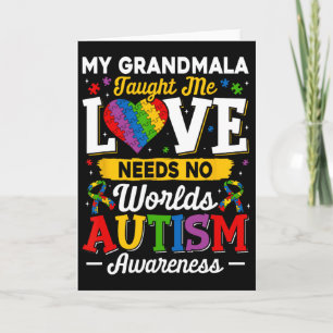 Tarjeta Abuela Me Enseñó Que El Amor No Necesita Palabras