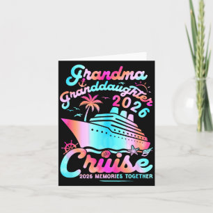 Tarjeta Abuela Nieta Crucero 2026 Recuerdos Madres
