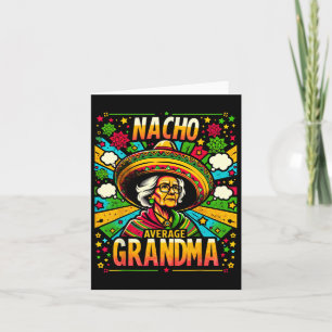 Tarjeta Abuela No Promedio Cinco De Mayo Regalo Divertido