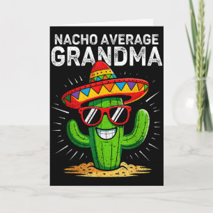 Tarjeta Abuela no promedio divertida cinco de mayo mexican