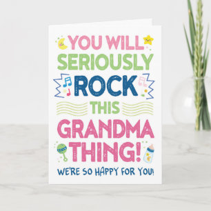 Tarjeta Abuela nueva Felicidades, ¡Vas a bordar esto!