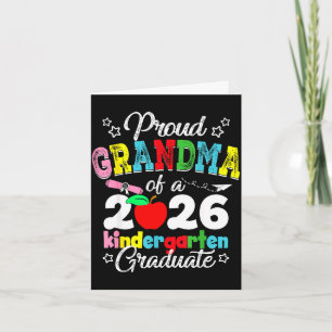 Tarjeta Abuela orgullosa de la graduación de jardín de inf