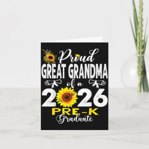 Tarjeta Abuela orgullosa de las madres graduadas de pre-k 