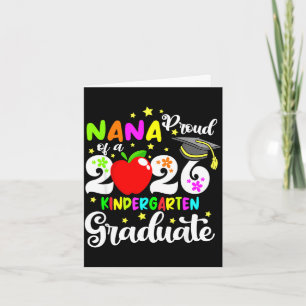 Tarjeta Abuela orgullosa de madres graduadas de jardín de 