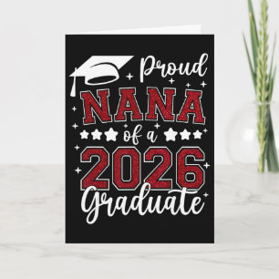 Tarjeta Abuela Orgullosa De Un Graduado 2026 Senior 2026 G