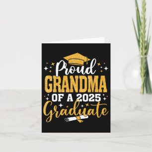 Tarjeta Abuela Orgullosa De Un Graduado De La Cl De 2025 S