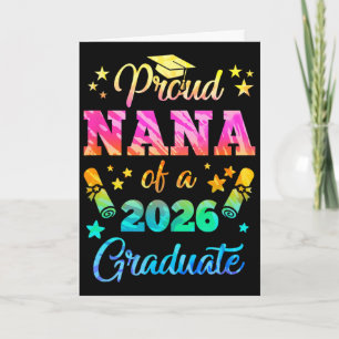 Tarjeta Abuela Orgullosa De Un Graduado De La Clase De 202