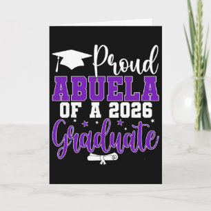 Tarjeta Abuela Orgullosa De Un Graduado De La Clase De 202