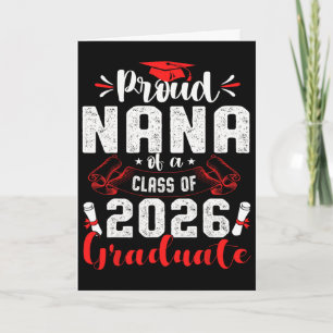 Tarjeta Abuela orgullosa de un graduado de la promoción de