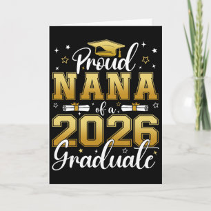 Tarjeta Abuela orgullosa de un graduado de la promoción de