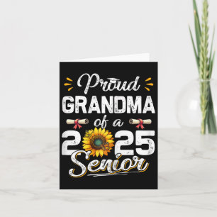 Tarjeta Abuela orgullosa de una generación de 2025 Senior 