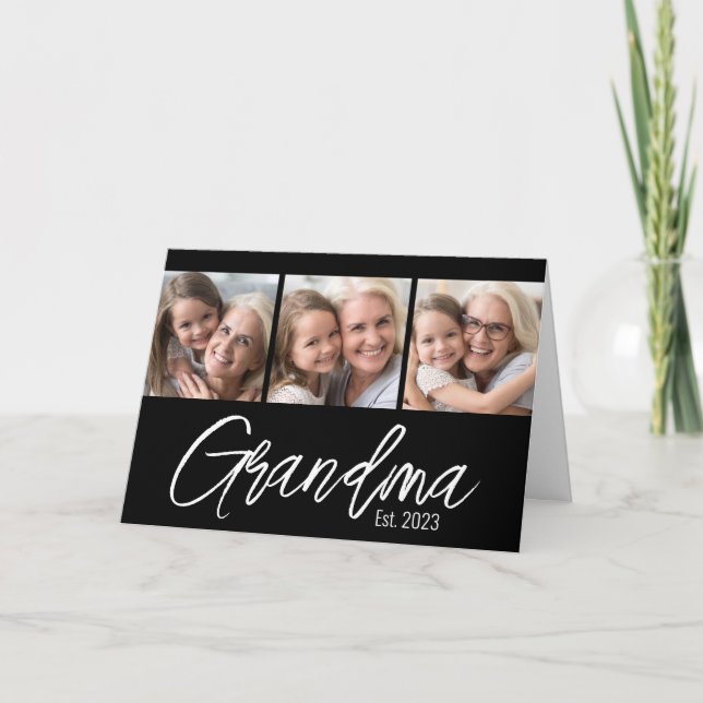 Tarjeta Abuela personalizable Día de los abuelos 3 imagen (Anverso)