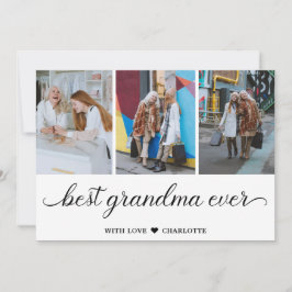 Tarjeta Abuela Personalizada La Mejor Abuela del Mundo Col