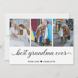 Tarjeta Abuela Personalizada La Mejor Abuela del Mundo Col