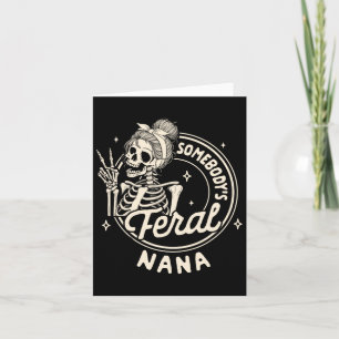 Tarjeta Abuela Sarcasmo Mimi Gigi Esqueleto La Fera de alg