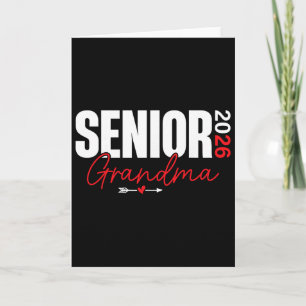 Tarjeta Abuela Senior Cl de 2026 Graduada Graduación