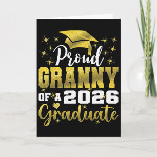 Tarjeta Abuela Súper Orgullosa De Graduado De 2026 Senior