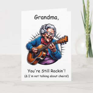 Tarjeta Abuela, todavía estás en picada"   Humor de cumple