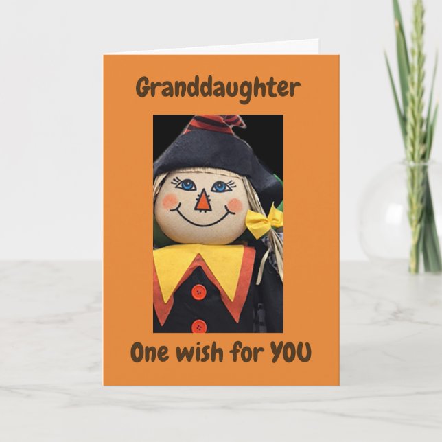 TARJETA **ABUELA** UN DESEO POR TI EN GRACIAS (Anverso)