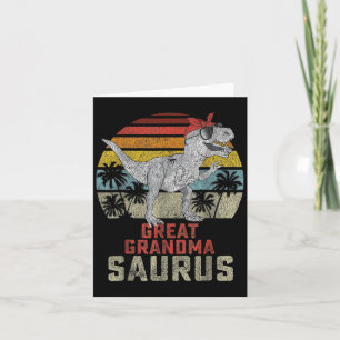 Tarjeta Abuelasauro T Rex Dinosaurio Gran Abuela Saurus