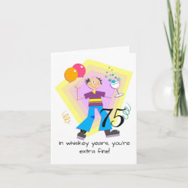 Tarjeta Abuelo 75º año Deseos de cumpleaños