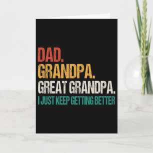 Tarjeta Abuelo Bisabuelo Día del Padre Para Gran Abuelo