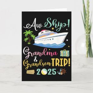 Tarjeta Abuelo Crucero Nieto Y Viaje De La Abuela 2025 Fam