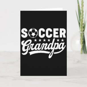Tarjeta Abuelo de fútbol divertido papá deportes humor vin