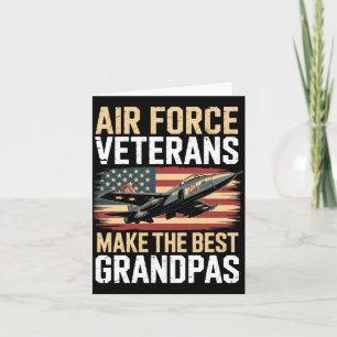 Tarjeta Abuelo de la Fuerza Aérea Patriota Americano Lucha
