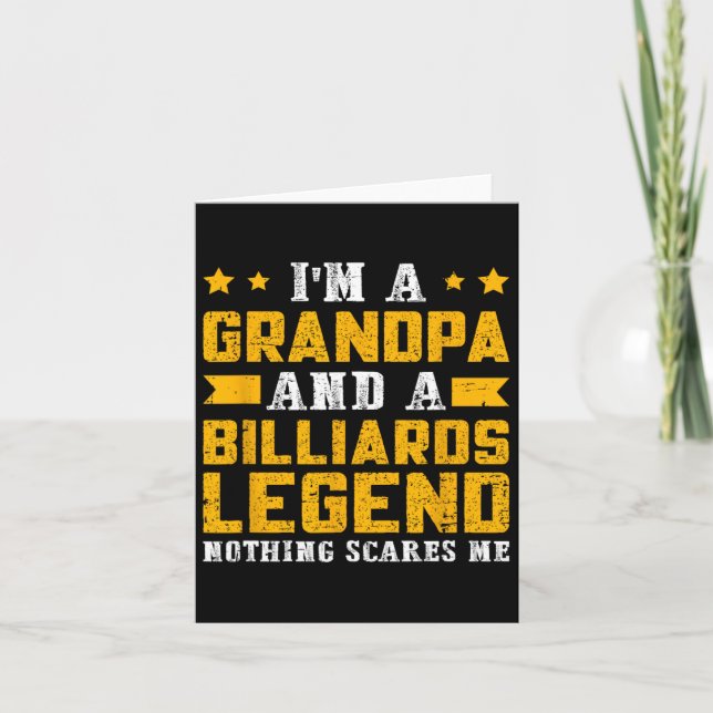 Tarjeta Abuelo de la leyenda Billiards (Anverso)