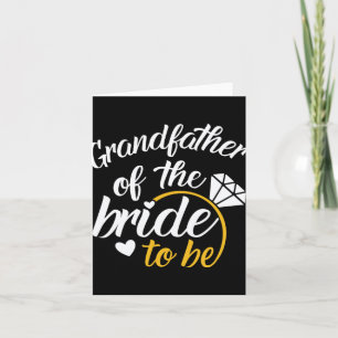 Tarjeta Abuelo del futuro Día de la Gran Boda