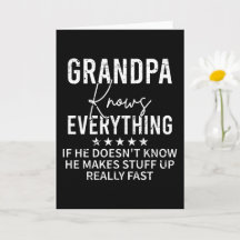 Abuelo Divertido Lo Sabe Todo Regalo Vintage