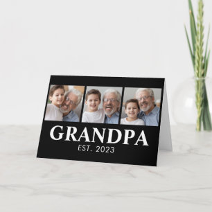 Tarjeta Abuelo Estableció el Día de los Abuelos en Foto