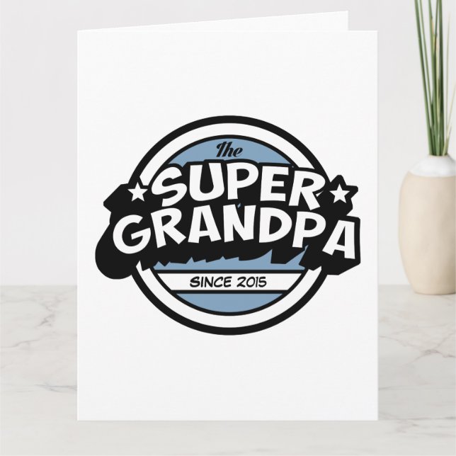 Tarjeta Abuelo estupendo (Anverso)